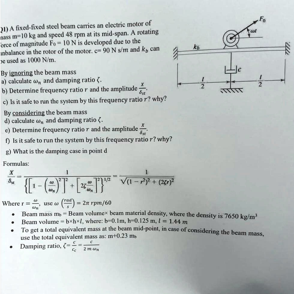 solved-texts-1-a-fixed-fixed-steel-beam-carries-an-electric-motor-of