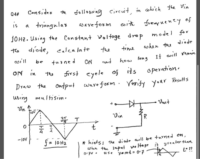 SOLVED Is a triangular waveform a suitable frequency or model for 10Hz