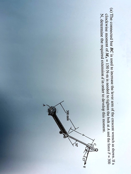 SOLVED show work please. N, determine the required extension d in