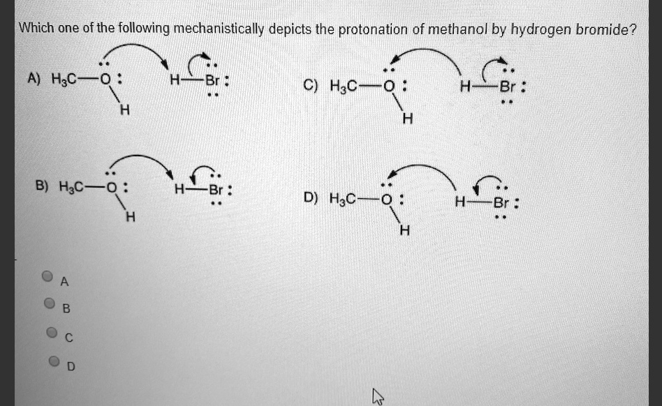 SOLVED Which one of the following mechanistically depicts the