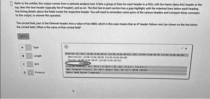 solved-refer-to-the-exhibit-this-output-comes-from-a-network-analysis