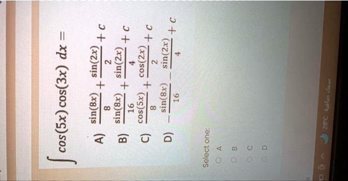 what is the value of x sin x 37 cos 2x 8