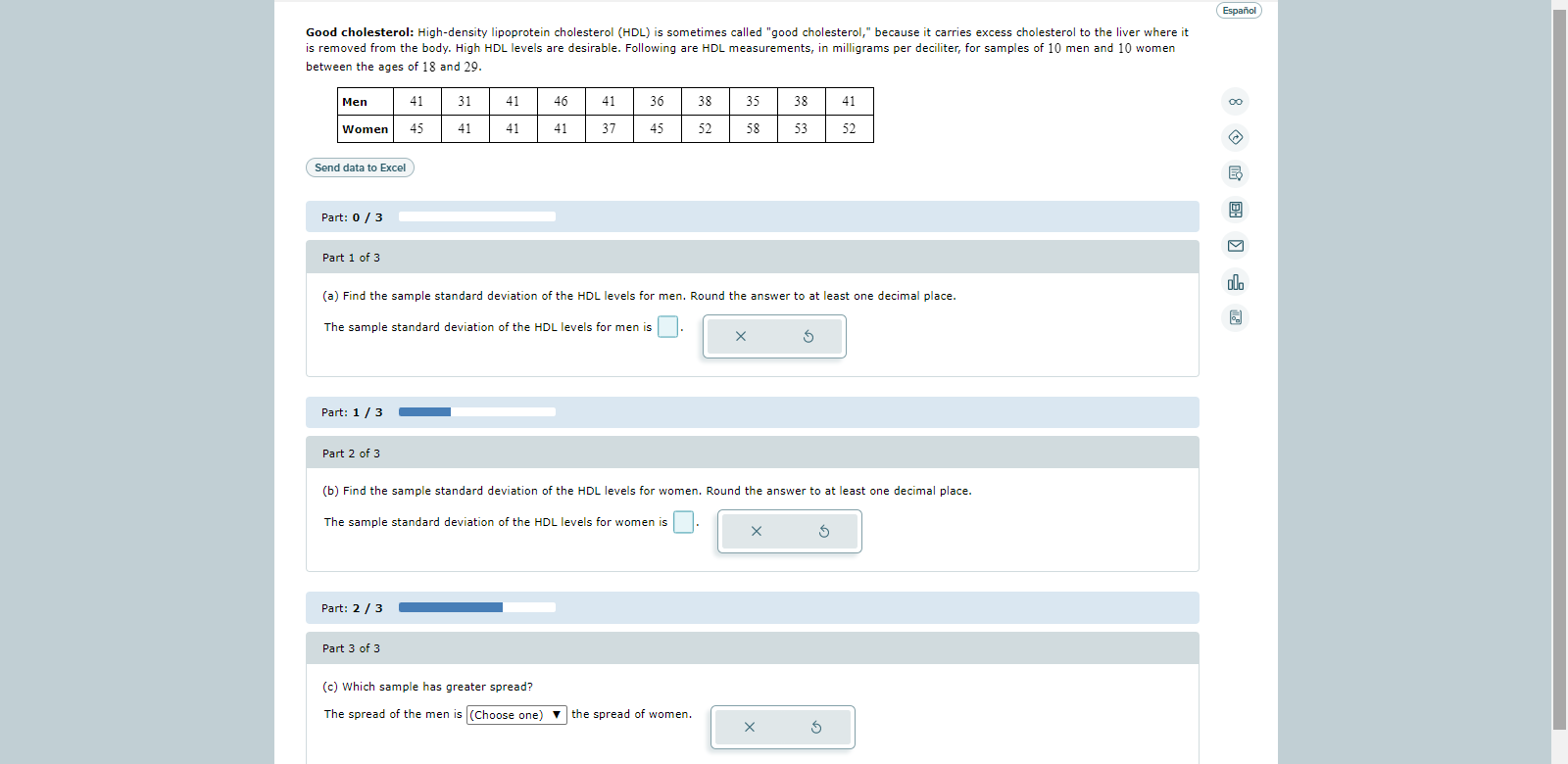 High Density Lipoprotein Cholesterol Chart
