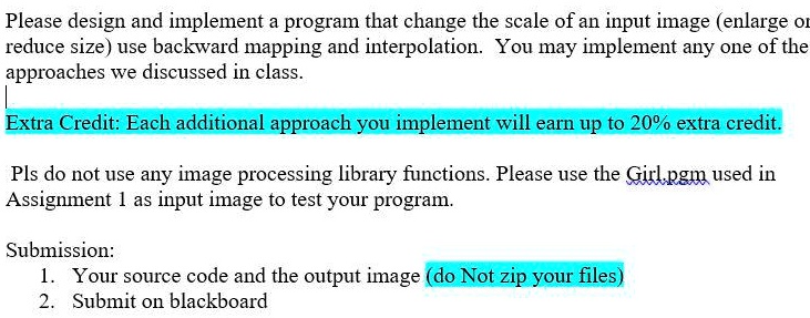 SOLVED: Do coding in C++. Please design and implement a program that ...