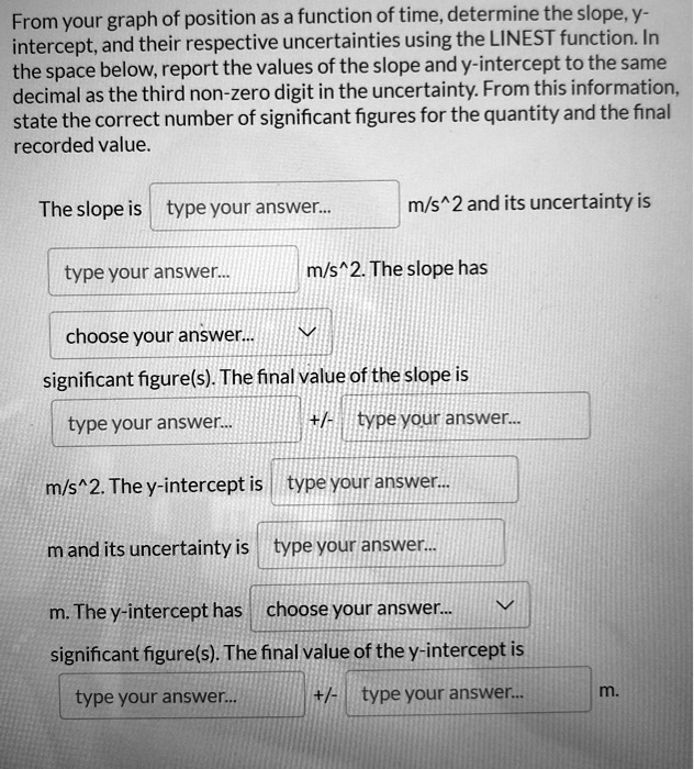 SOLVED From your graph of position as a function of time, determine