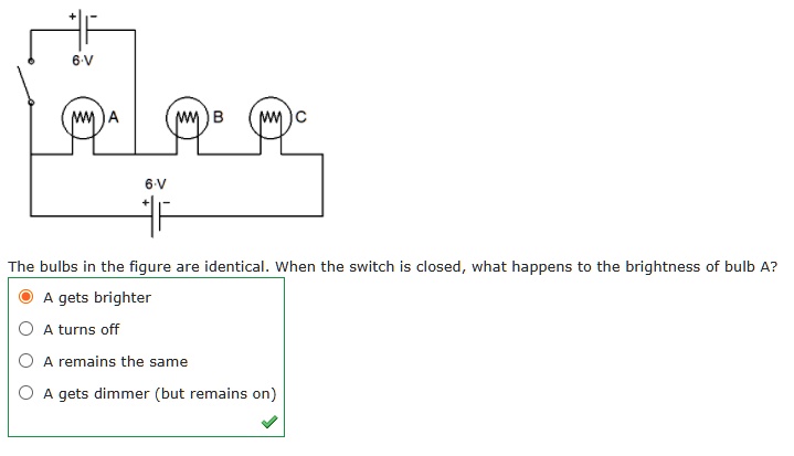 SOLVED: The Bulbs In The Figure Are Identical: When The Switch Is ...