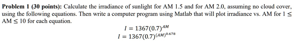 SOLVED: Text: Photovoltaic Power Systems Show all work, showing what ...