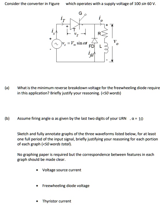 SOLVED Consider the converter in Figure which operates with a supply