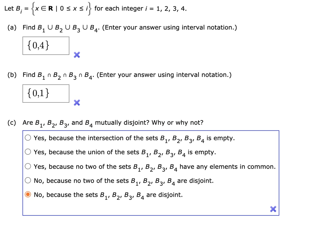 SOLVED: Let B = X âˆˆ R | 0