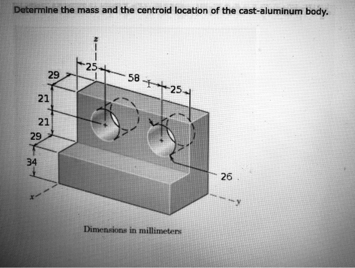 solved-determine-the-mass-and-the-centroid-location-of-the-cast