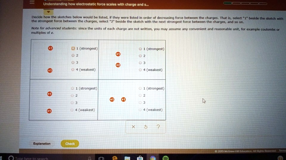 understanding how electrostatle lorco scales wlth charoe and decide how ...