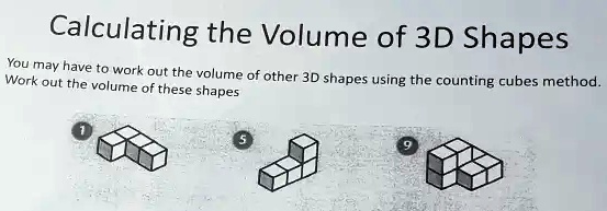 calculating the volume of 3d shapes you may have to work out the work ...