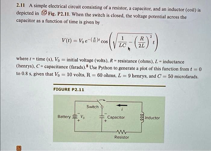 SOLVED: using python/ in spyder 2.M1 A simple electrical circuit ...