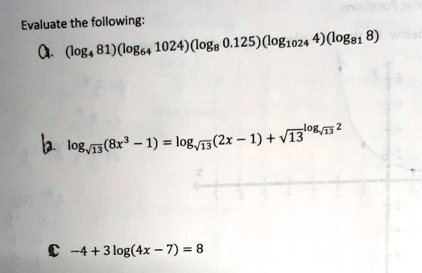 4 log 1 25 5 * log 5 0 8