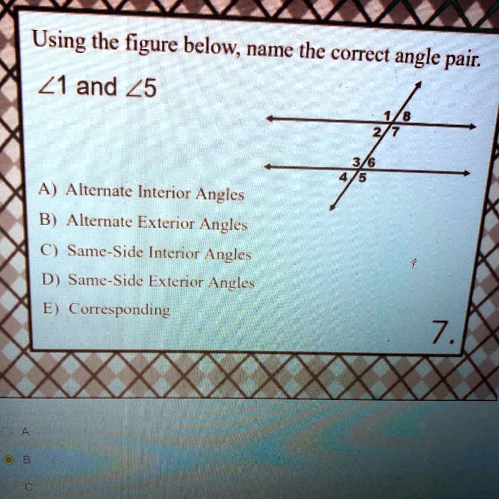 SOLVED: 'I NEED HELP ON THIS QUICKLY # Using the figure below; name the ...