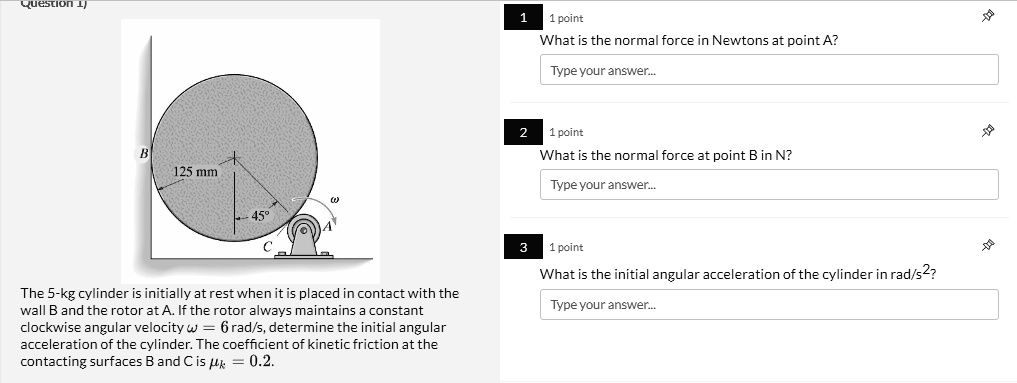 Video Solution: What Is The Normal Force In Newtons At Point A? Type 