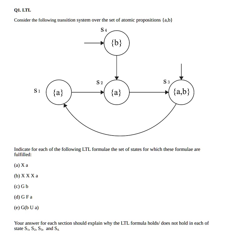 Q1 Ltl Consider The Following Transition System Over The Set Of Atomic ...