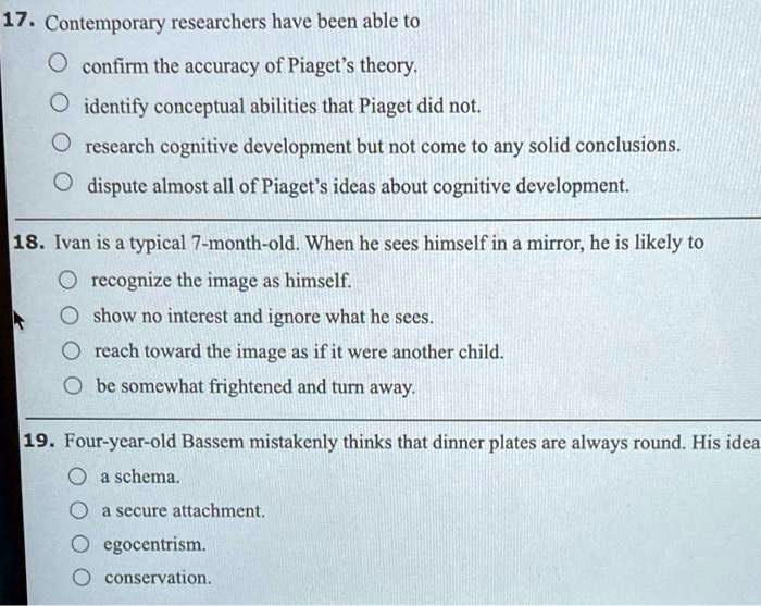 SOLVED 17. Contemporary researchers have been able to confirm the