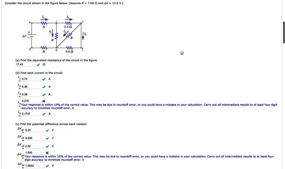 consider the circuit shown in the figure below assume r 700 and v 130 v ...