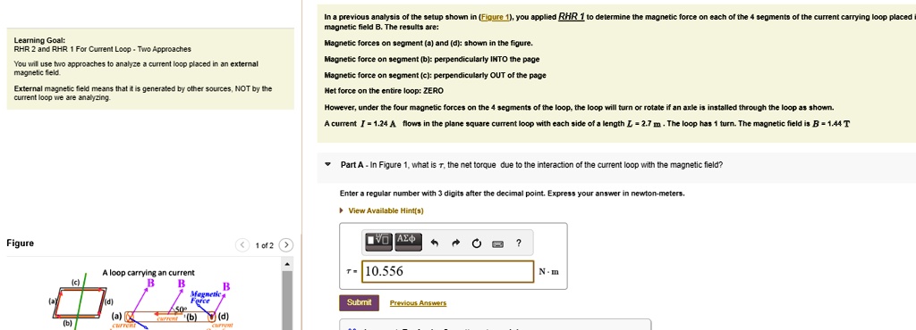 SOLVED: Texts: In a previous analysis of the setup shown in (Figure 1 ...