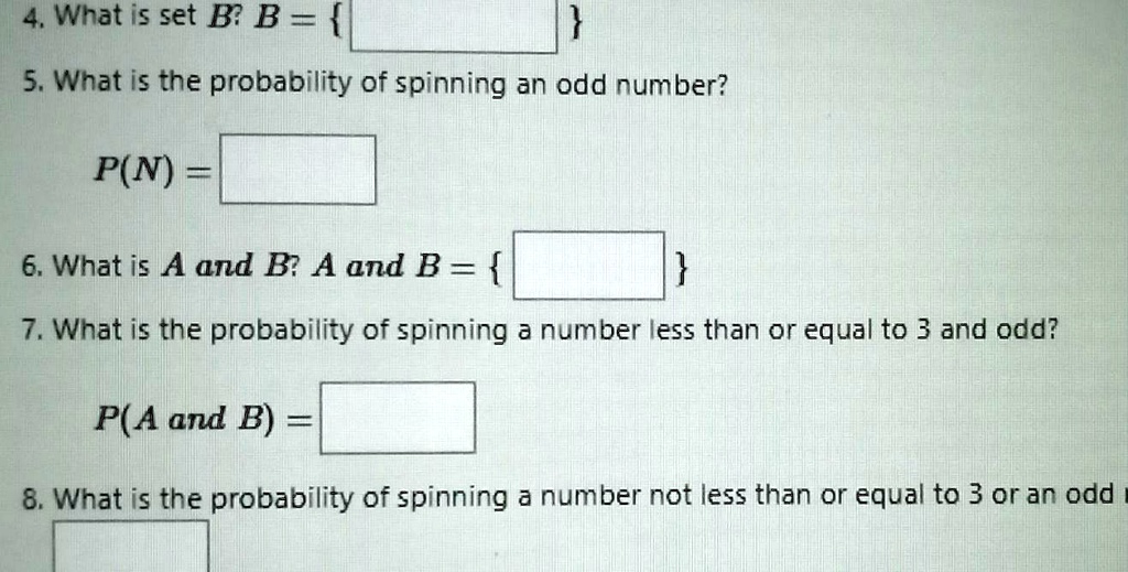 the experimental probability of spinning an odd number is