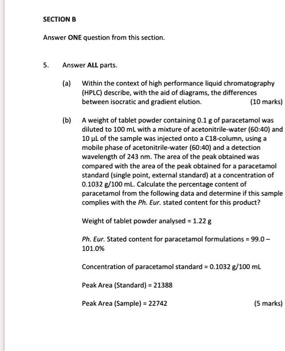 SOLVEDSECTION B Answer ONE question from this section Answer ALL