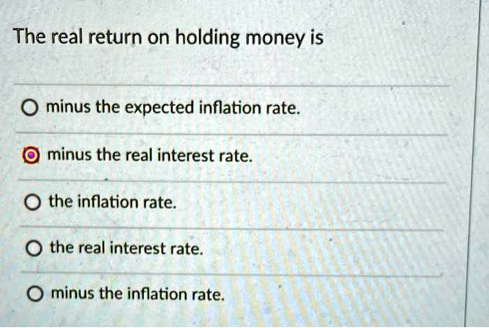 The Nominal Interest Rate Minus The Expected Rate Of Inflation: Complete Guide & Key Details
