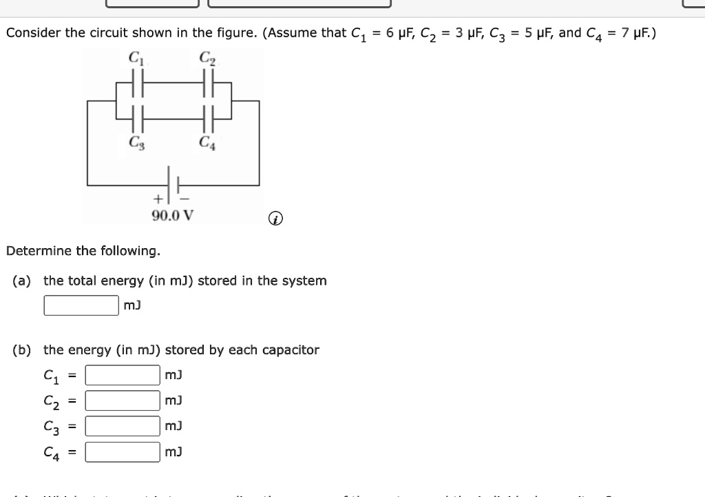 consider the circuit shown in the figure assume that c 6 f c 3 f c3 5 f ...