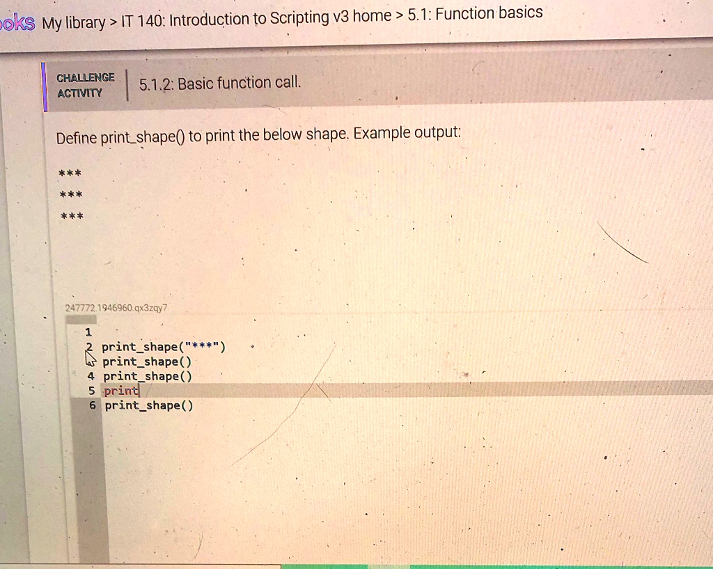 SOLVED Oks My Library IT 140 Introduction To Scripting V3 Home 5 1 