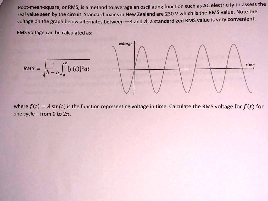 What Is Rms Root Mean Square
