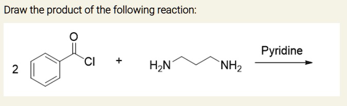 Draw the product of the following reaction: 2 C6H5COCl ...