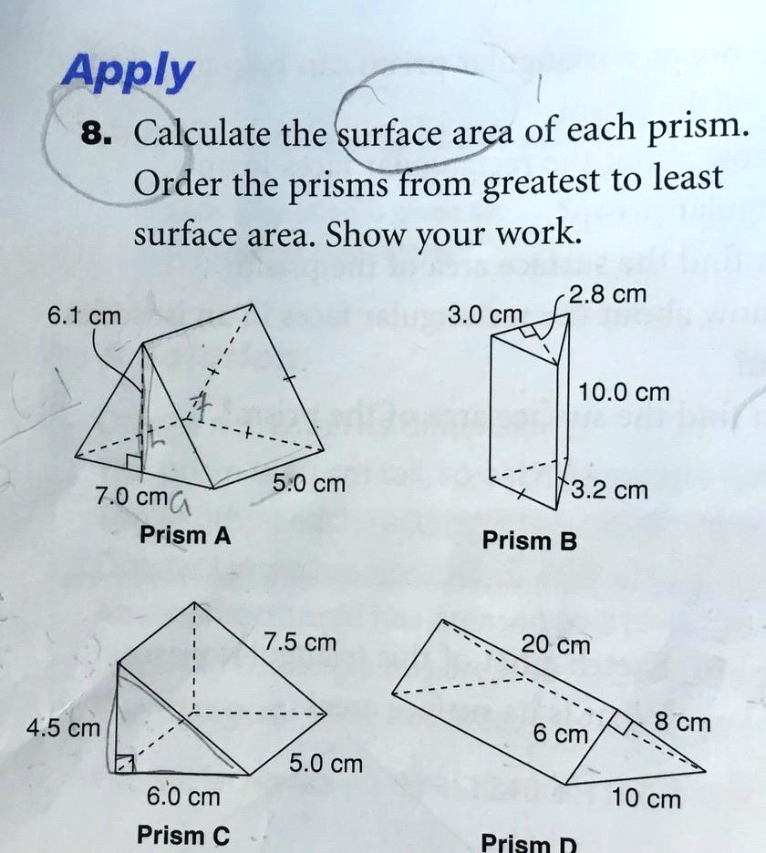 solved-apply-8-calculate-the-surface-area-of-each-prism-order-the