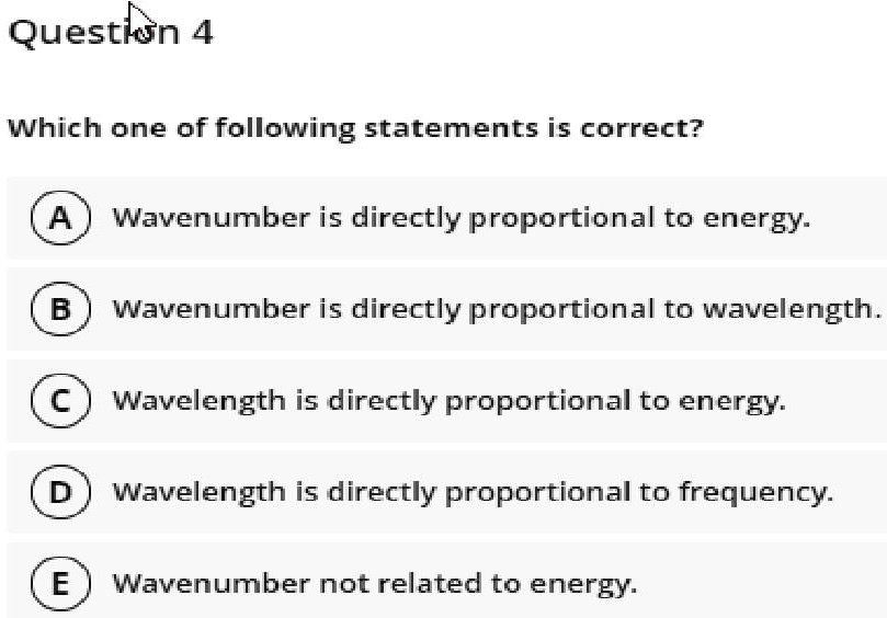 solved-which-one-of-the-following-statements-is-correct-wavenumber-is