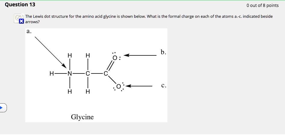 glycine amino acid structure