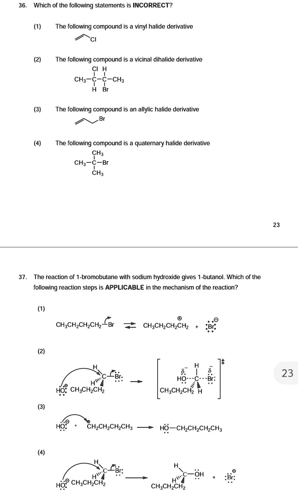 SOLVED: Which of the following statements is INCORRECT? The following