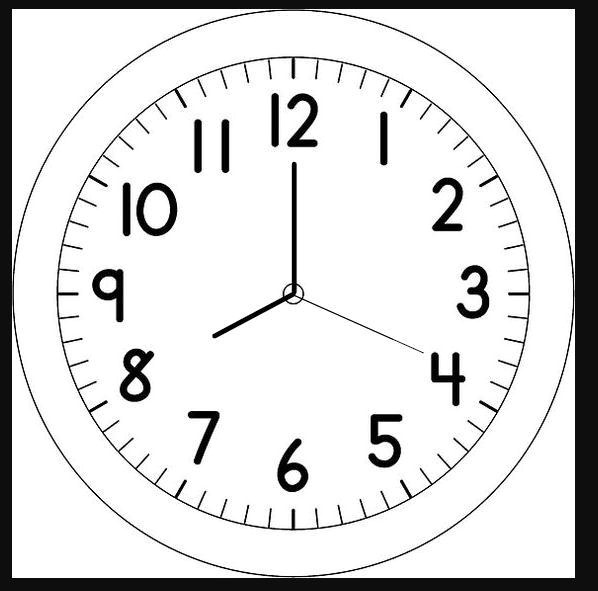 SOLVED: Por favor Responde (de acuerdo al reloj que marca las 8:00a.m ...