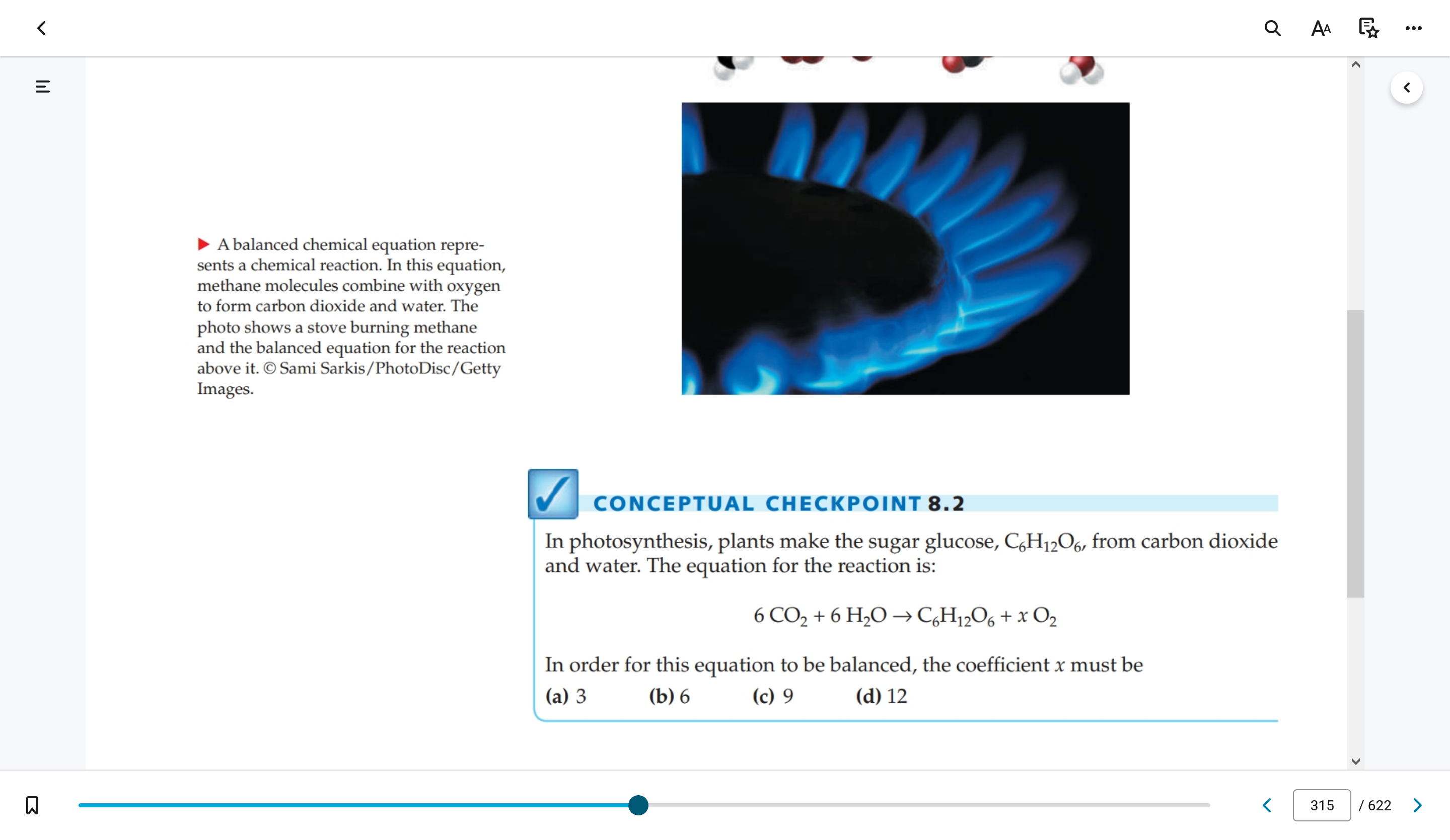 SOLVED A balanced chemical equation repre sents a chemical reaction