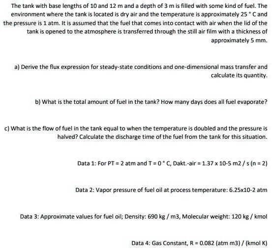 SOLVED The tank with base lengths of 10 and 12 mand depth of 3 m is