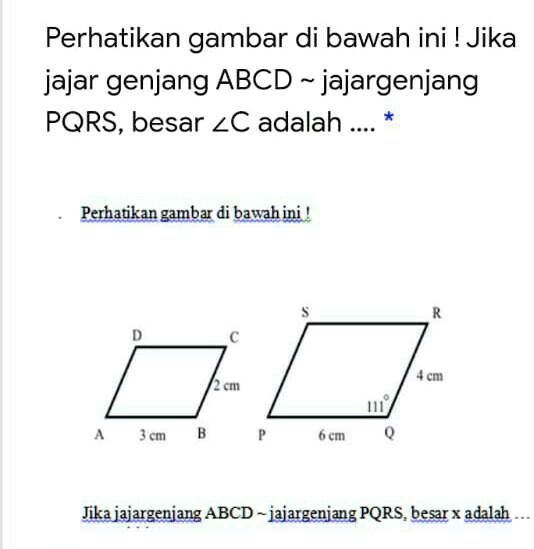 SOLVED: A. 111B. 89C. 79D. 69 Perhatikan gambar di bawah ini ! Jika ...