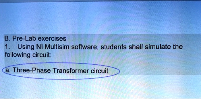 VIDEO solution: Please help simulate a circuit using NI Multisim. B ...