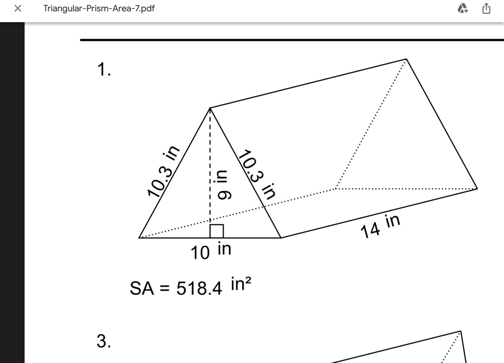 SOLVED: Help please with surface area I know the answer, I just need ...