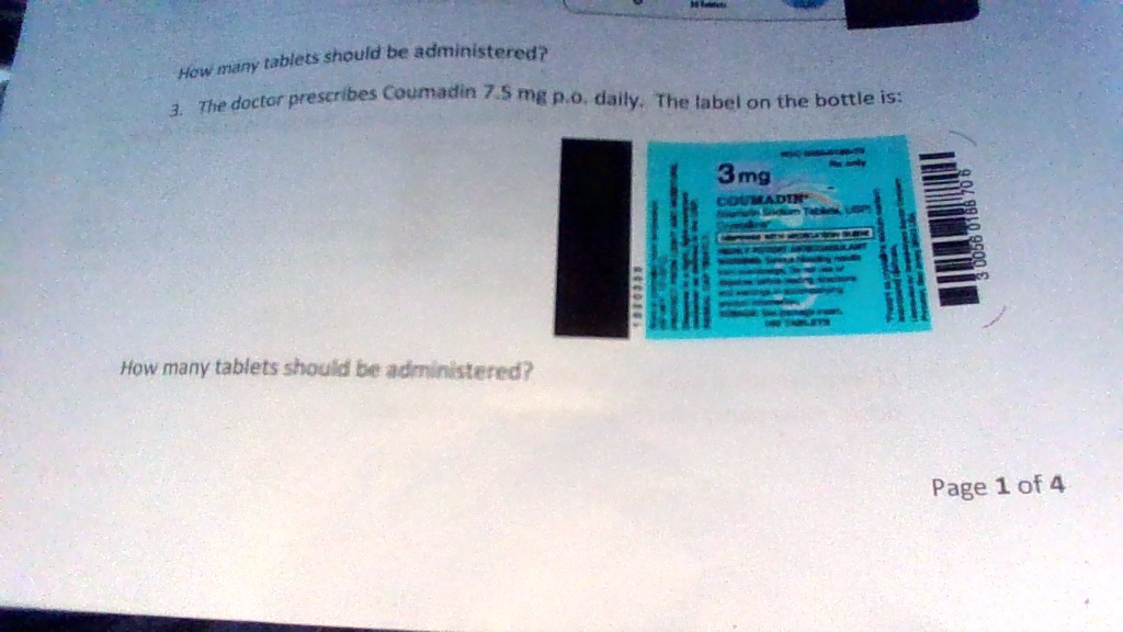 3mg how many tablets should be administered page1of4 08585