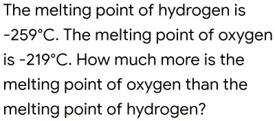 melting point of oxygen in c