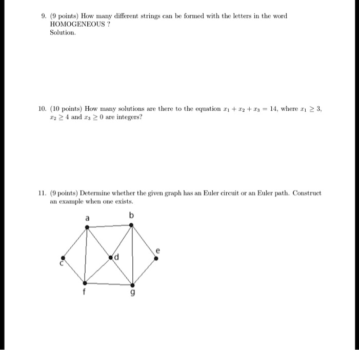 SOLVED: How many different strings can be formed with the letters of ...