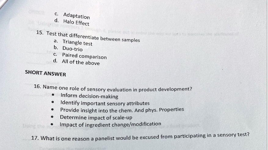 SOLVED:Adaptation Halo Effect 15. Test- that differentiate Triangle ...