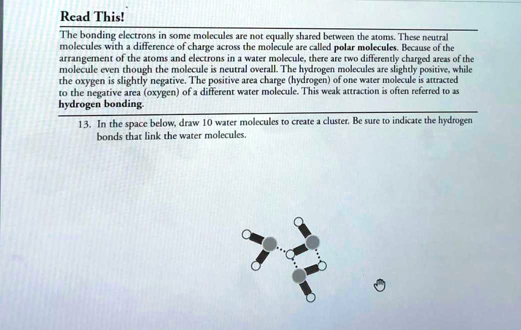 Solved: Please Quickly Please Quickly Read This! The Bonding Electrons 