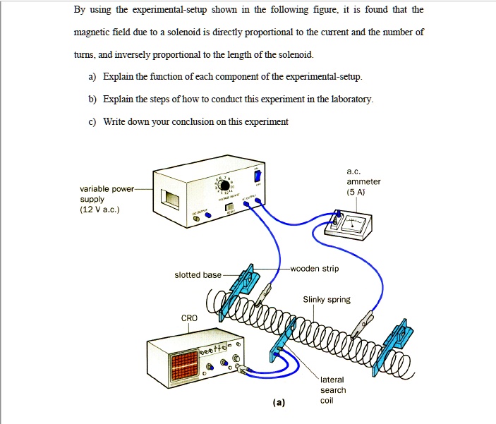 By using the experimental-setup shown in the following figure, it is ...