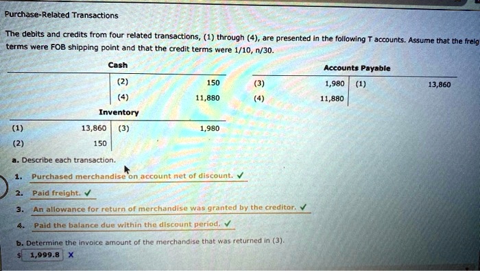 SOLVED: need help determining invoice amount Purchase-Related