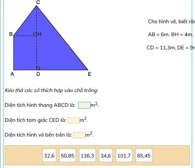 Công thức tính diện tích hình thang abcd hình vẽ bên là hướng dẫn chi tiết