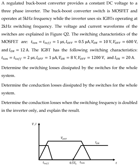 A regulated buck-boost converter provides a constant DC voltage to a ...